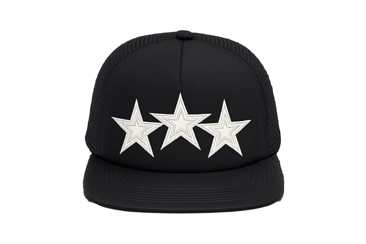 Leather Star Trucker Hat