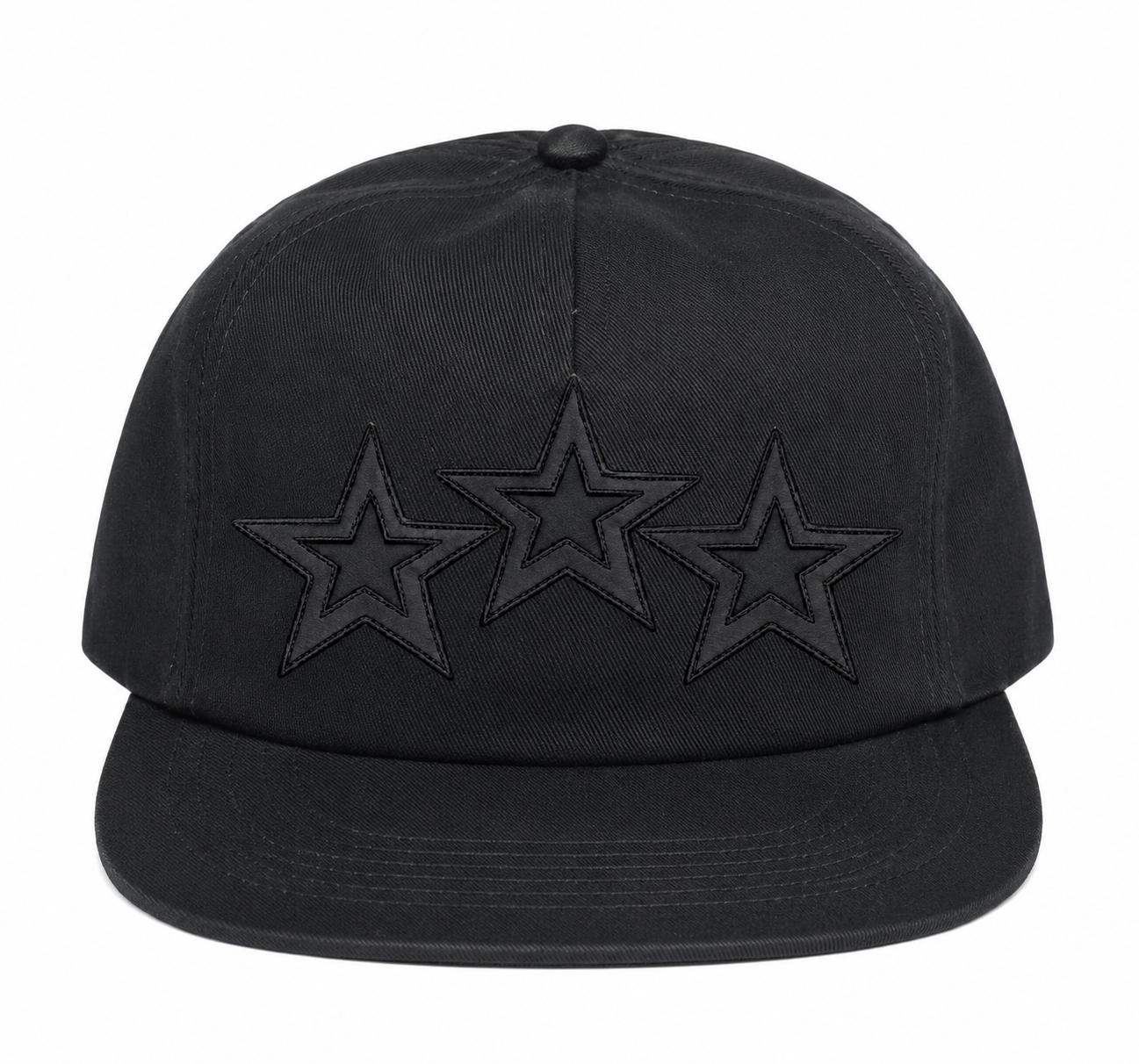 Leather Star Vintage Hat
